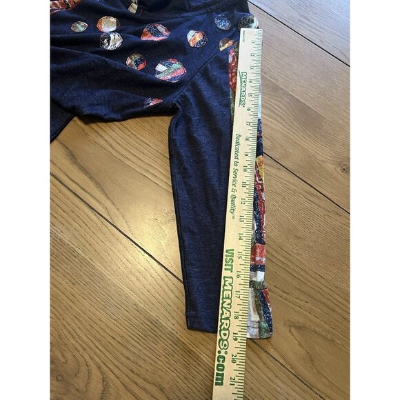 Parsley & Sage Size Medium Cowl Neck Geometric Multicolor Tunic Top/Dress Hippie - Picture 7 of 8